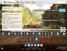 Tablet Screenshot of cityoflakewood.us